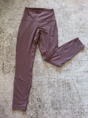 High-Waist Mauve Active Leggings